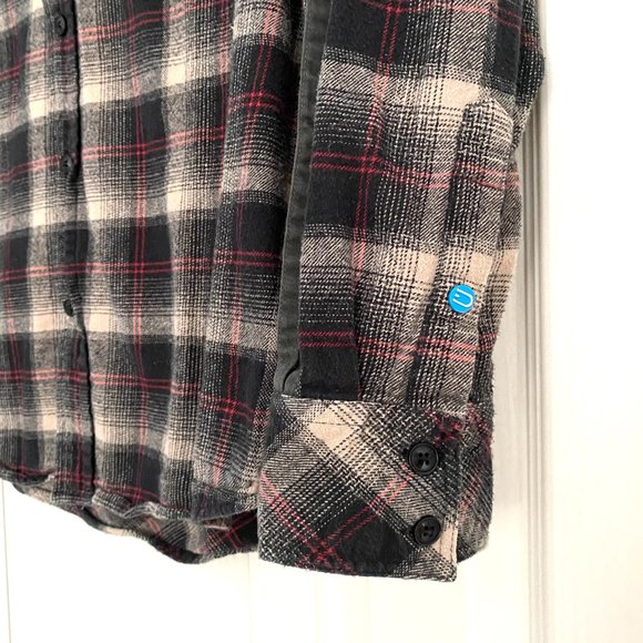 Vintage Darring USA Men's Flannel Plaid Button Down Shirt Size L 100% Cotton - Picture 6 of 10